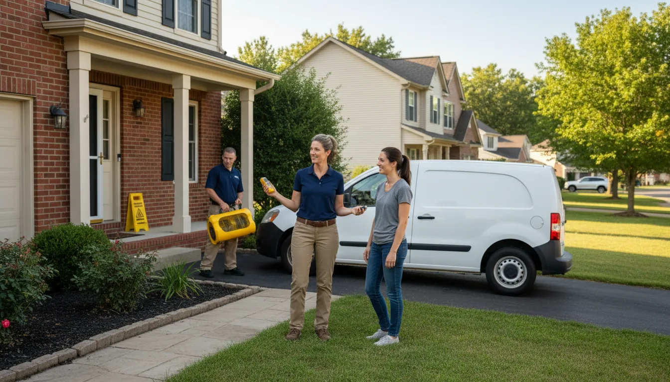 Water restoration image for Emergency Water Damage Restoration in Volga, WV